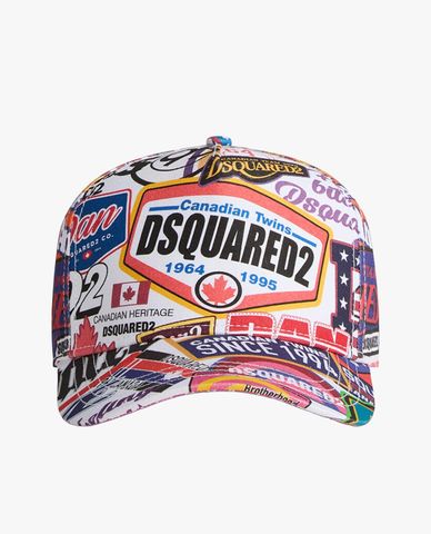  DSQUARED2 - Nón bóng chày nam Logomania 