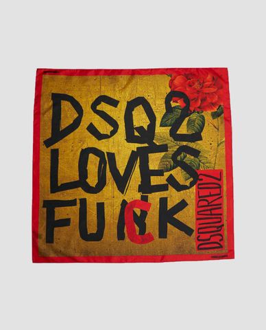  DSQUARED2 - Khăn tay nam Botanic Eden Silk & Woven Foulard 