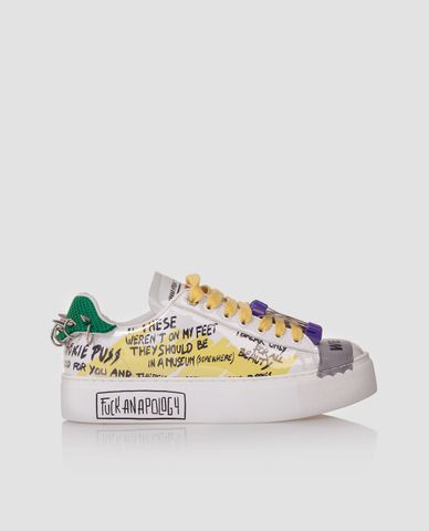  DSQUARED2 - Giày Sneaker nữ phối đinh tán 