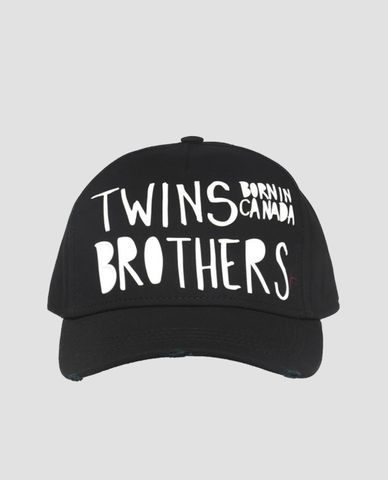  DSQUARED2 - Nón bóng chày Twins Brothers 