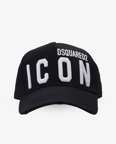  DSQUARED2 - Nón bóng chày unisex thêu nổi Icon 