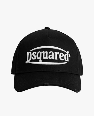 DSQUARED2 - Nón bóng chày nam phối logo thêu nổi trẻ trung 