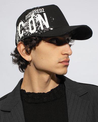  DSQUARED2 - Nón bóng chày nam Icon Plash 