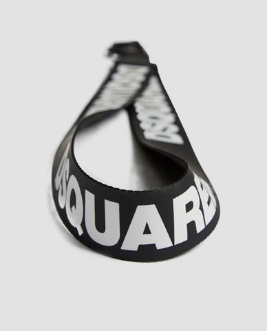  DSQUARED2 - Dây đeo móc khóa phối logo Branded 