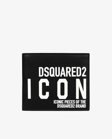 DSQUARED2 - Ví nam dáng ngắn gập đôi thời trang 