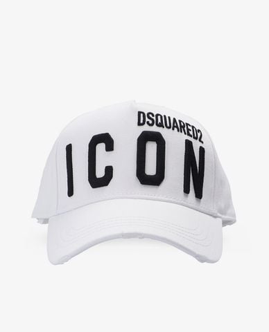  DSQUARED2 - Nón bóng chày unisex thêu nổi Icon 