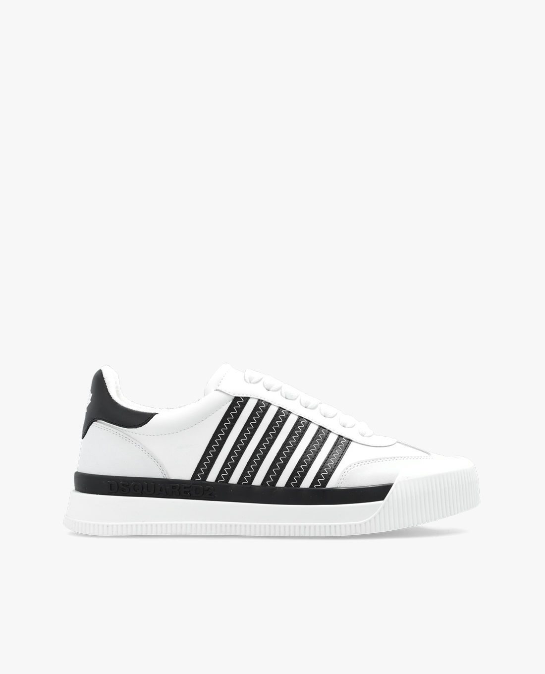 DSQUARED2 - Giày sneakers nam cổ thấp kẻ sọc dọc New Jersey