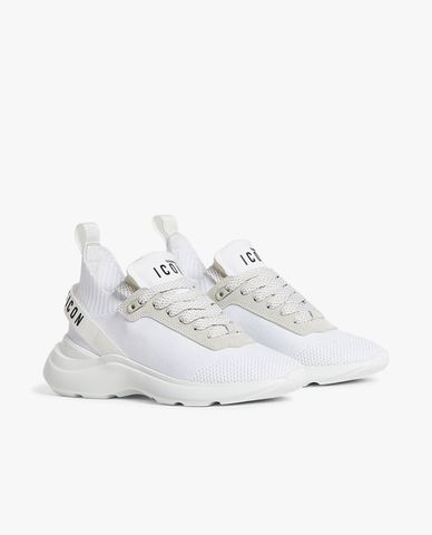 DSQUARED2 - Giày sneakers nữ cổ thấp Icon Fly 