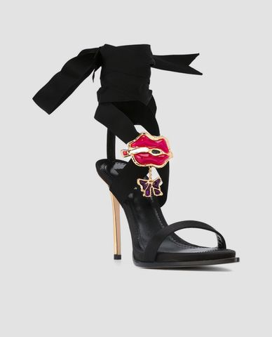  DSQUARED2 - Giày cao gót chi tiết môi son 