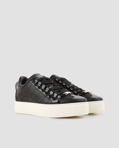  DSQUARED2 - Giày Sneaker nữ đế dày phối dây buộc 