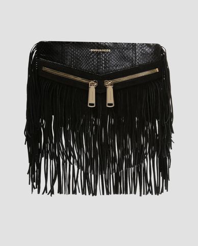  DSQUARED2 - Clutch thiết kế tua rua Fringe 