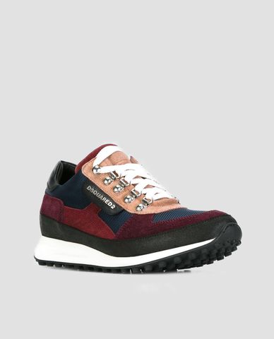  DSQUARED2 - Giày sneakers nữ phối dây buộc Dean Goes Hiking 