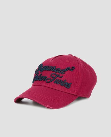  DSQUARED2 - Nón nam bóng chày Caten Twins Cursive 