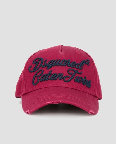  DSQUARED2 - Nón nam bóng chày Caten Twins Cursive 