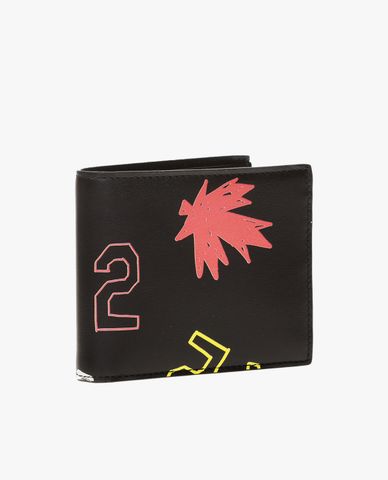  DSQUARED2 - Ví nam dáng ngắn gập đôi thời trang 