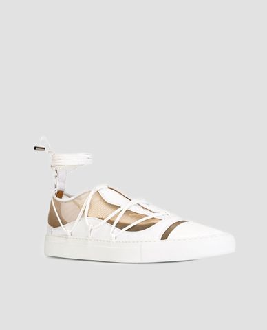  DSQUARED2 - Giày sneakers nữ phối dây thắt 