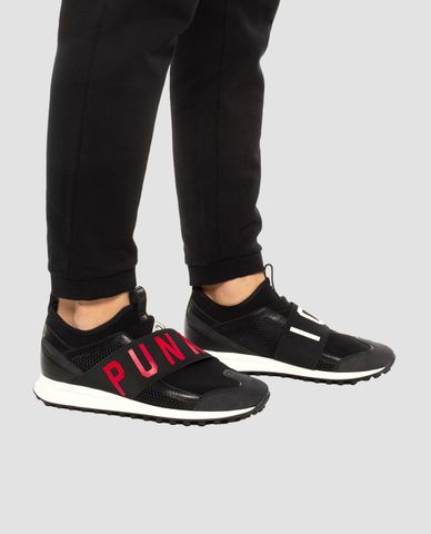  DSQUARED2 - Giày Sneaker nam phối dây chéo Punk Icon 