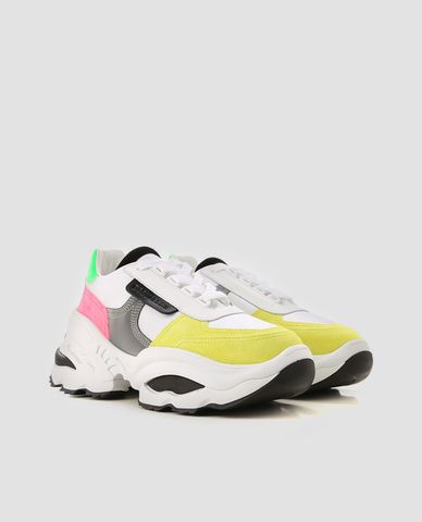  DSQUARED2 - Giày Sneaker nữ phối dây buộc The Giant Hike 