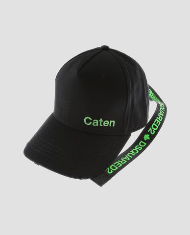  DSQUARED2 - Nón vải phối dây dài Caten 