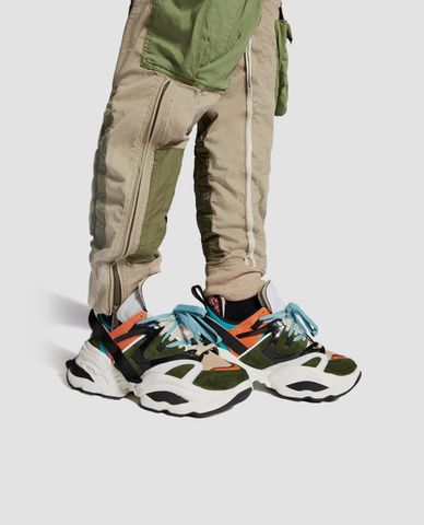  DSQUARED2 - Giày Sneaker nam phối dây buộc The Giant 