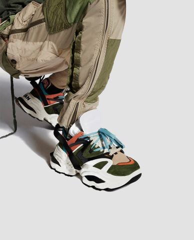  DSQUARED2 - Giày Sneaker nam phối dây buộc The Giant 