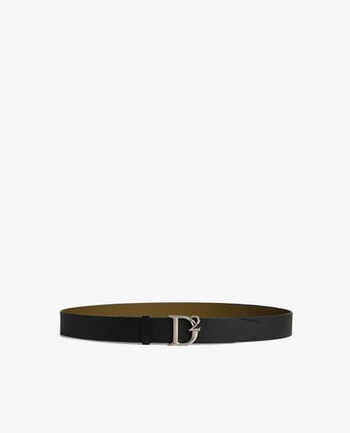  DSQUARED2 - Thắt lưng nam bản vừa D2 Statement Reversible 