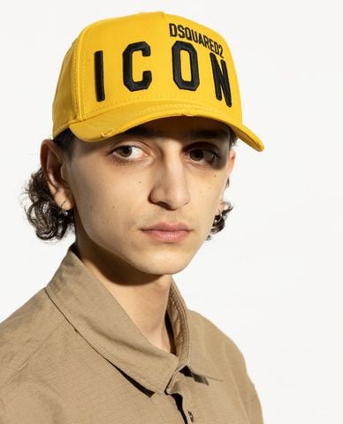  DSQUARED2 - Nón bóng chày unisex thêu nổi Icon 