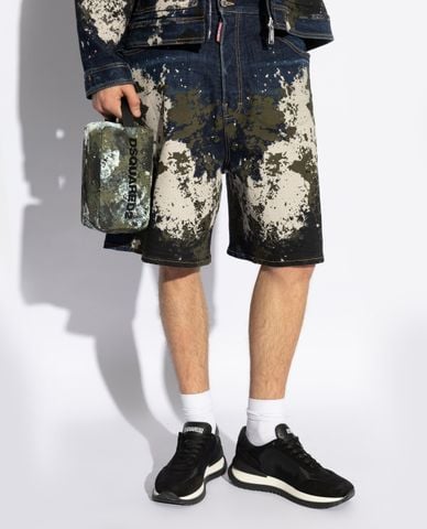  DSQUARED2 - Túi đựng phụ kiện nam chữ nhật thời trang 