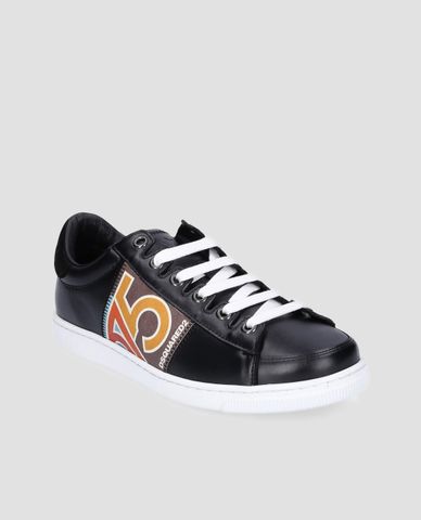  DSQUARED2 - Giày sneakers nam phối dây buộc Low Top 1975 