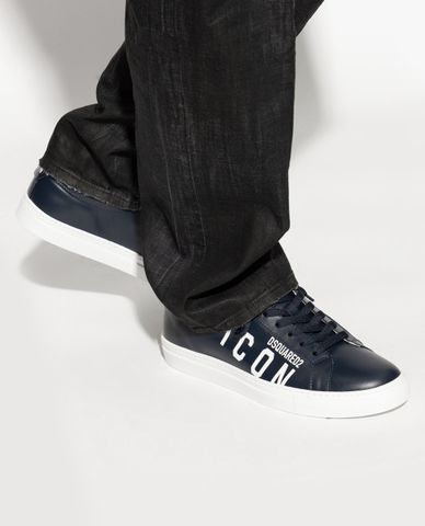  DSQUARED2 - Giày sneakers nam cổ thấp Icon 
