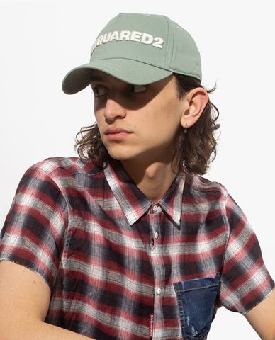  DSQUARED2 - Nón bóng chày nam logo thêu cá tính 