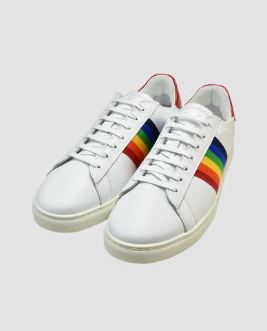  DSQUARED2 - Giày Sneaker nam phối dây buộc 