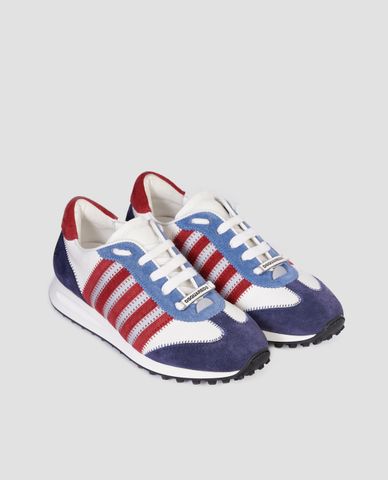  DSQUARED2 - Giày sneaker nam kẻ sọc 