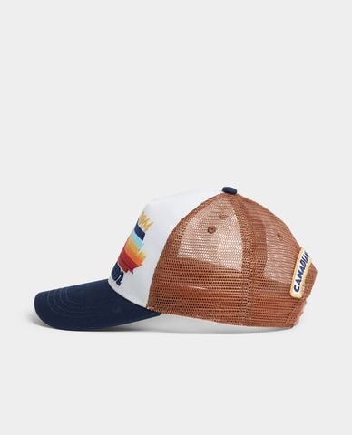  DSQUARED2 - Nón bóng chày nam in logo thời trang 