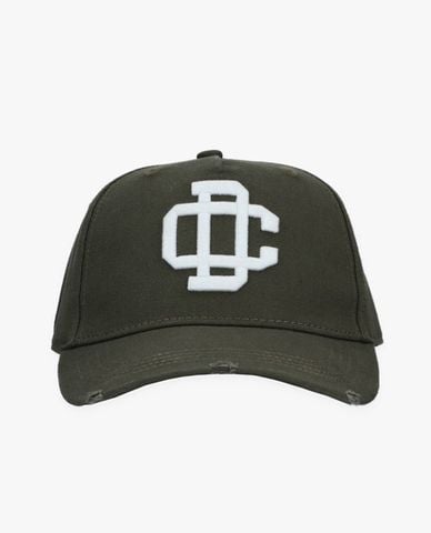  DSQUARED2 - Nón bóng chày thời trang Black Cotton 