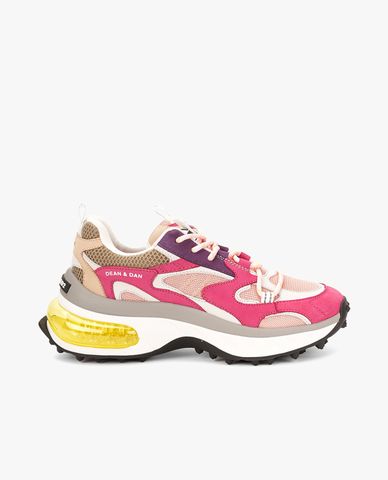  DSQUARED2 - Giày sneakers nữ cổ thấp phối màu nổi bật 