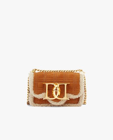  DSQUARED2 - Túi đeo chéo nữ phom chữ nhật Double D 