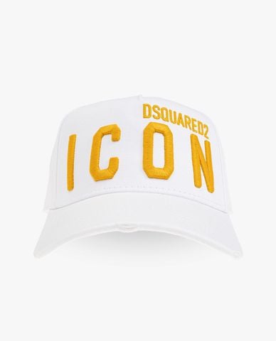  DSQUARED2 - Nón bóng chày unisex thêu nổi Icon 