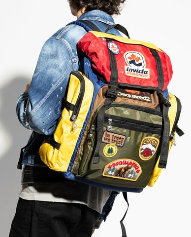  DSQUARED2 - Balo nam phom chữ nhật Invicta 