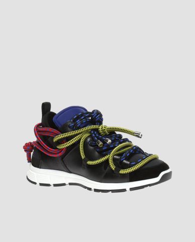  DSQUARED2 - Giày Sneaker nam phối dây buộc Bungy Jump 