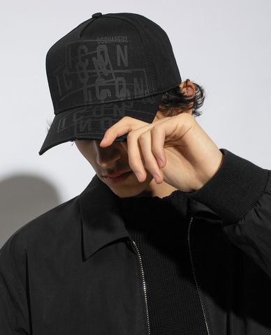  DSQUARED2 - Nón bóng chày nam Icon Stamp 