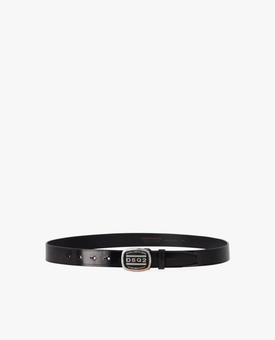 DSQUARED2 - Thắt lưng nam bản vừa phối logo dạng tròn độc đáo