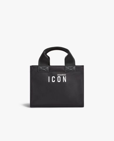  DSQUARED2 - Túi đeo chéo nữ phom chữ nhật Be Icon Shopping 