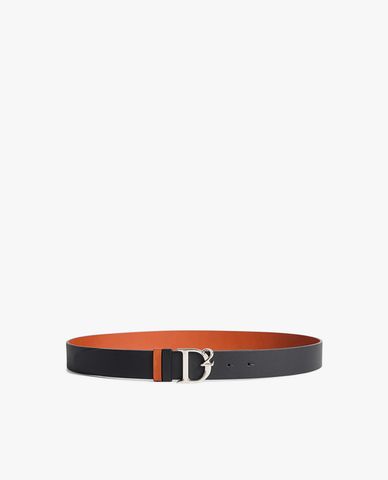  DSQUARED2 - Thắt lưng nam bản vừa D2 Statement Reversible 