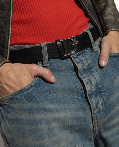  DSQUARED2 - Thắt lưng nam bản vừa D2 Statement Reversible 