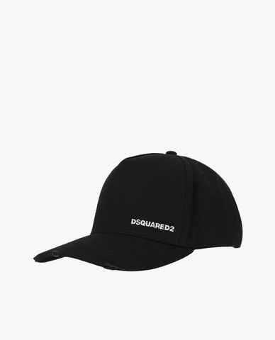  DSQUARED2 - Nón bóng chày nam rách vải thời trang 