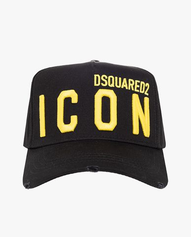  DSQUARED2 - Nón bóng chày unisext thêu nổi Icon 