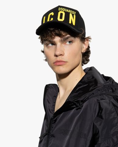  DSQUARED2 - Nón bóng chày unisext thêu nổi Icon 