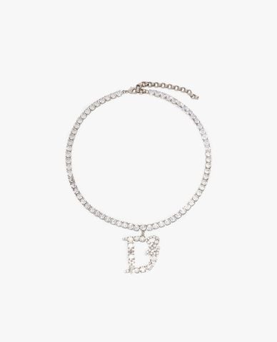 DSQUARED2 - Dây chuyền nữ đính đá D2 Crytal Statement 