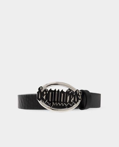  DSQUARED2 - Thắt lưng nam bản vừa phối logo độc đáo 